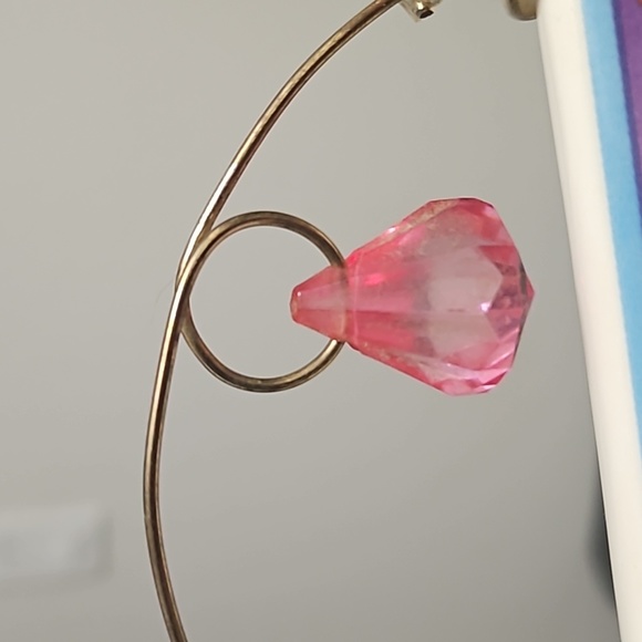 🩷🔥Super Cute & Funny Girly Girlz Ceramic Plaque with Dangling Pink Faux Gem - Picture 4 of 11